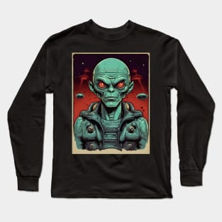 Human Alien Hybrid Long Sleeve T-Shirt